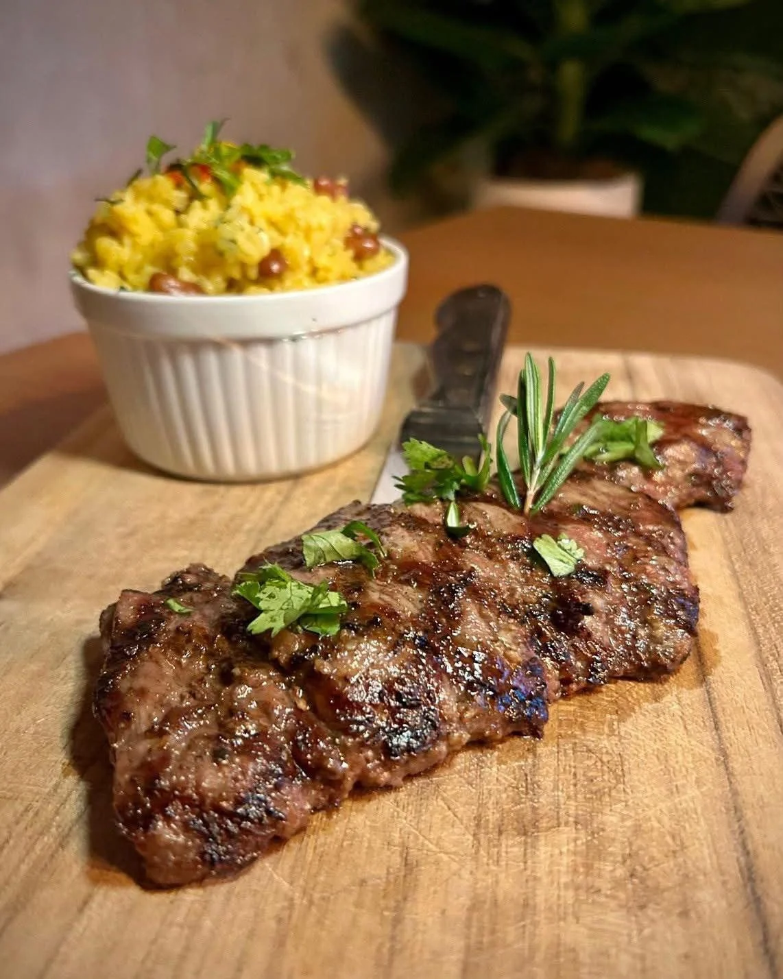Churrasco a la parrilla — corte 10oz certificado Angus